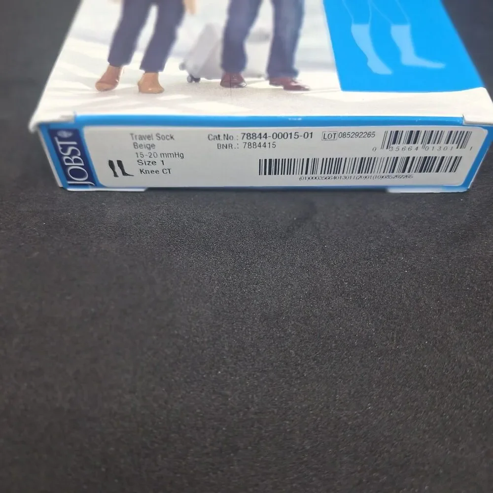 Jobst Travel Socks 15-20 mmHg Beige Size 1